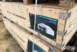 23FTX22FT DOUBLE GARAGE METAL SHED