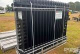 8FTX6FT POWDER COATED STEEL SITE FENCE