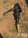 HYD WOOD SPLITTER FOR MINI EXCAVATOR