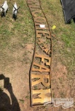 WELCOME TO THE FARM SIGN