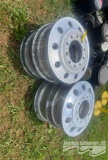 (4) ALUM TRUCK WHEEL 24/5