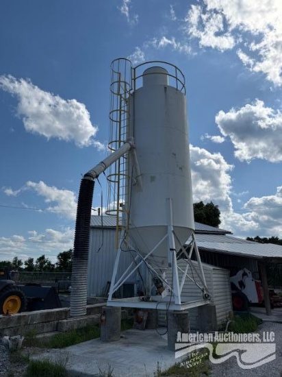 275 BARREL CEMENT SILO W/ ELECTRIC UNLOADING AUGER