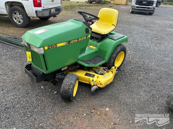 JOHN DEERE 265 RIDING MOWER