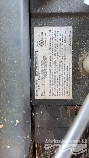 CENTRAL MACHINERY 8 DRILL PRESS
