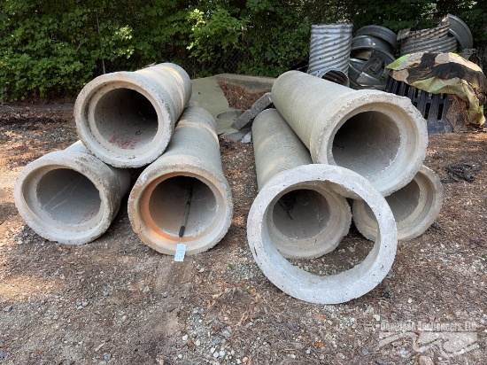 (6) Concrete Culver Pipes