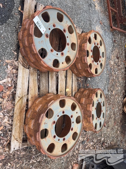 (4) Sheep Foot Rollers