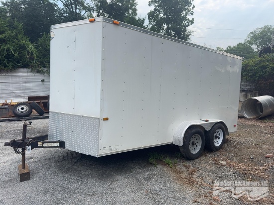 2015 Forest River Sunshine 16ft x 7ft Enclosed Tandem Axle Trailer
