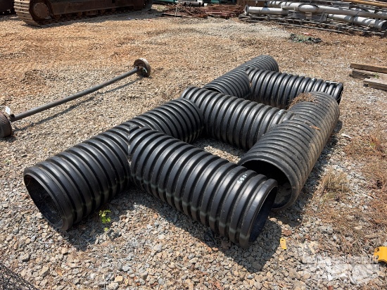 (3) 15 HDPE Corrugated Tee Pipe