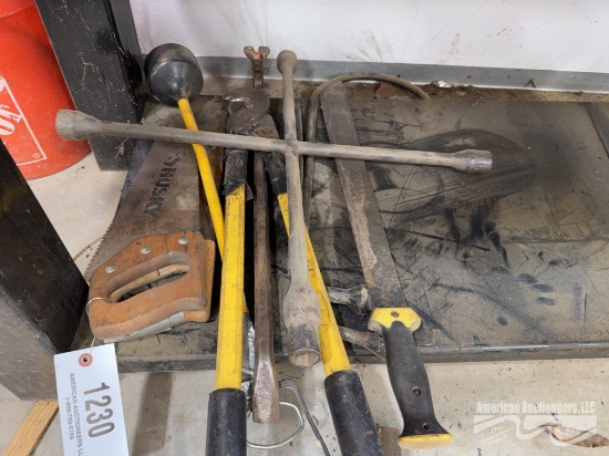 LOT OF ASSORTED HAND TOOLS