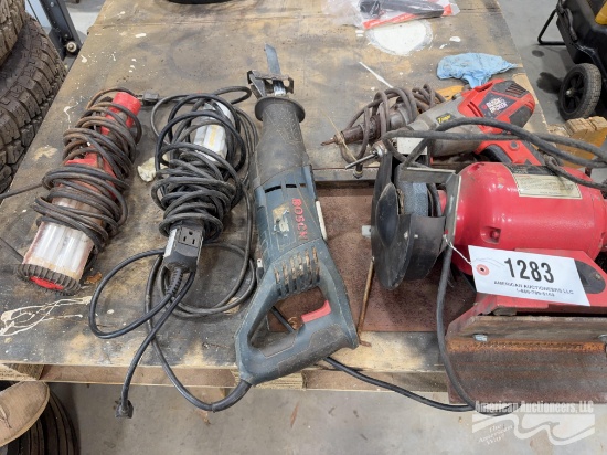 ASSORTMENT OF POWER TOOLS