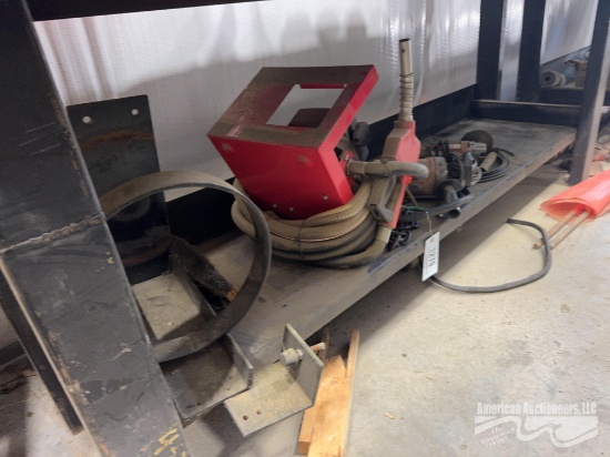 Diesel Meter w/ Hose Reel and Grinders
