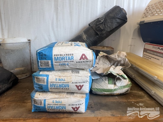 (3) Bags of Preblended Mortar / Plastic Roller