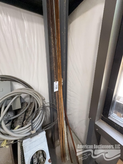 ASSORTMENT OF ALL THREAD RODS APPROXIMATELY 10 IN LENGTH