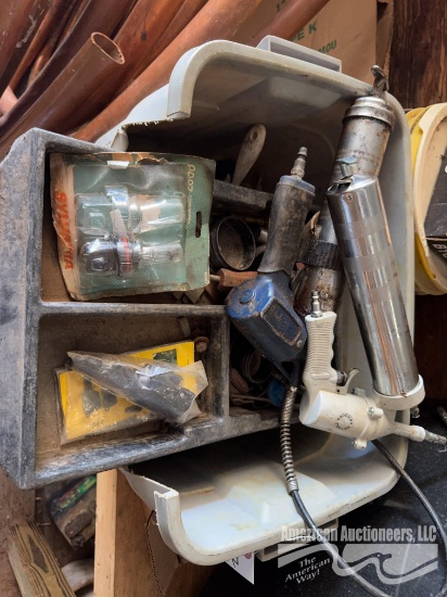 (2) Grease Guns w/ misc