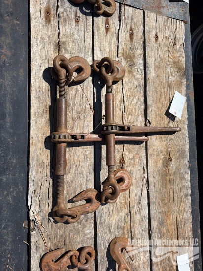 (2) Ratcheting Binders