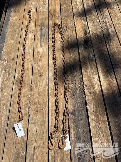 Approx. 10 Chain w/ 2 Hooks
