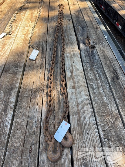 Approx. 16 Chain w/ 2 Hooks