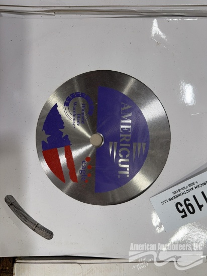 10 NEW AMERICUT SEGMENTED DIAMOND SAW BLADES.