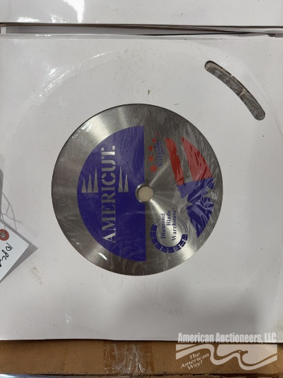 10 NEW AMERICUT SEGMENTED DIAMOND SAW BLADES.