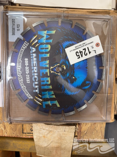 10 NEW AMERICUT SEGMENTED DIAMOND SAW BLADES.
