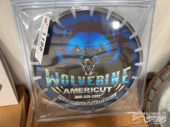 10 NEW AMERICUT SEGMENTED DIAMOND SAW BLADES.
