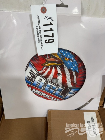 9 NEW AMERICUT SEGMENTED DIAMOND SAW BLADES.