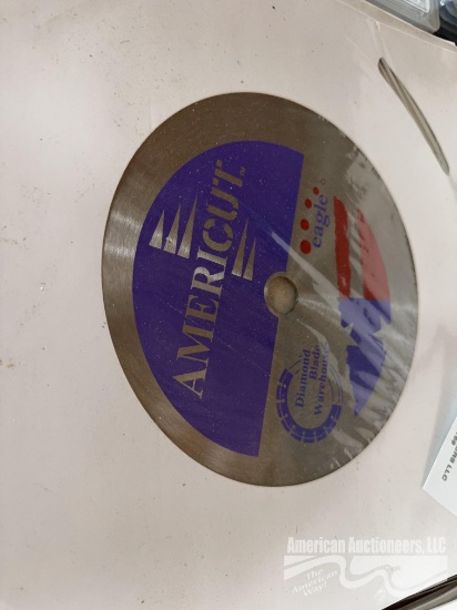 10 NEW AMERICUT SEGMENTED DIAMOND SAW BLADES.