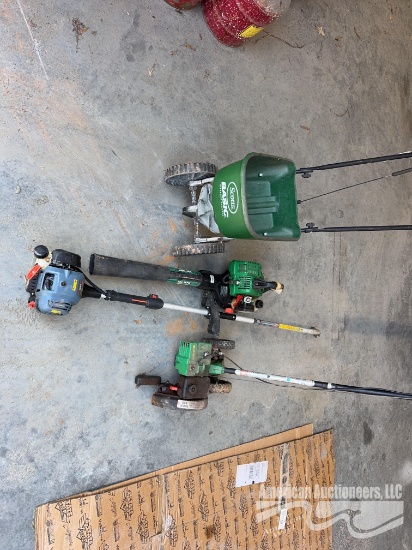 Blower, Edger, and Seeder, and Weed Eater