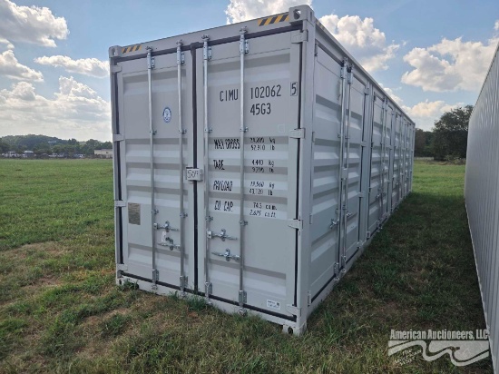2025 CIMC 40' SHIPPING CONTAINER W/4 SIDE DOUBLE DOORS
