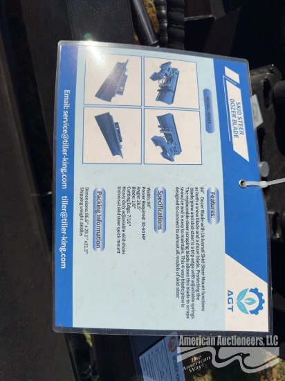 AGT SPA-84 QUICK ATTACH HYD DOZER BLADE