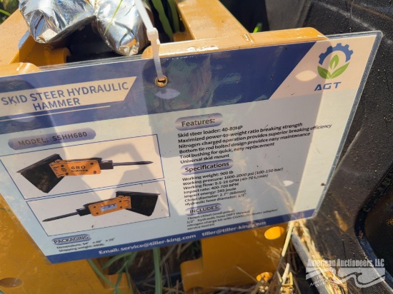 AGT SSHH680 QUICK ATTACH HYD HAMMER