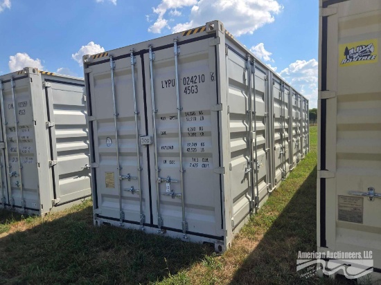 2026 40' SHIPPING CONTAINER W/4 SIDE DOORS