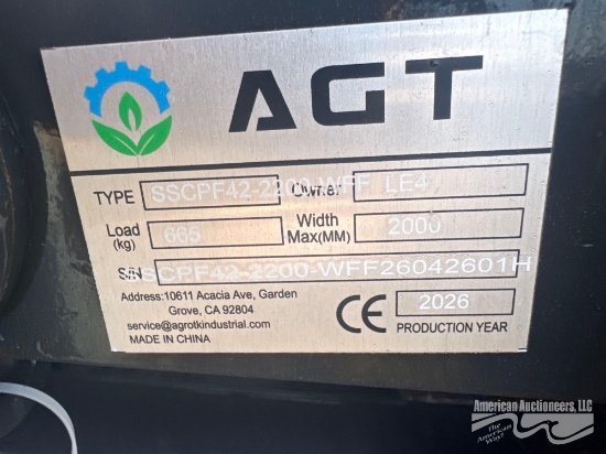 AGROTKSSCPF42-2200-WFF QUICK ATTACH 42" WALK THROUGH PALLET FORKS MAST