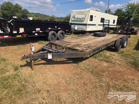 18FT T/A BUMPER PULL UTILITY TRAILER