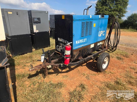 MILLER BIG 40 DC WELDING GENERATOR ON S/A TRAILER