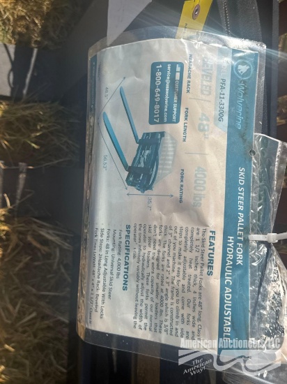 Wolverine Pfa-11-3300g Q.A. 48" Hyd Adjustable Pallet Forks