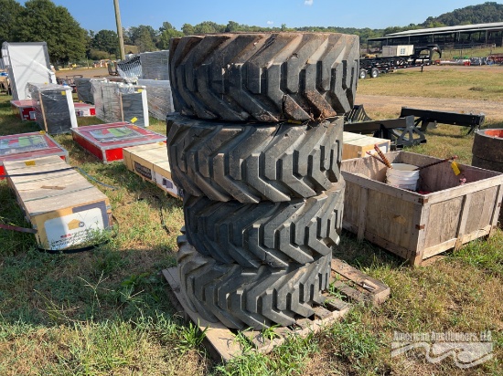 (4) Outrigger Tires