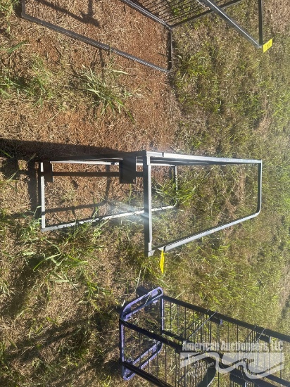 4' X 27" Metal Wall Rack