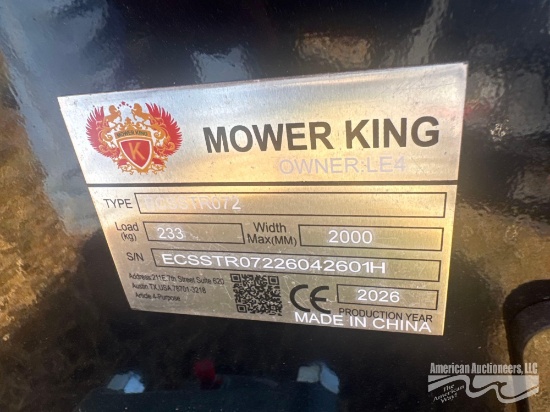 Mower King Ecsstr072 Quick Attach 68" Hyd Tiller
