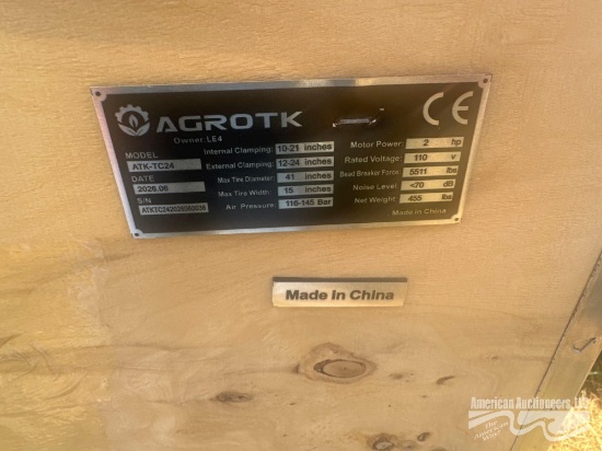 Agrotk Atk-Tc24 Tire Changer