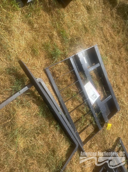 AGROTK MOWERKING SA-100 QUICK ATTACH 48" ADJUSTABLE PALLET FORK & MAST
