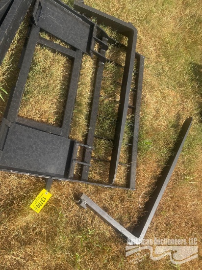 Agrotk Sa-100 Quick Attach 4' Pallet Forks & Mast