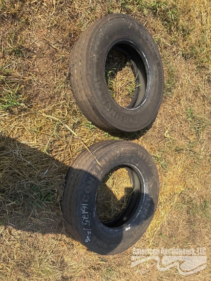 Set Of 2 Continental Htl2 215/75 R17.5 Tires