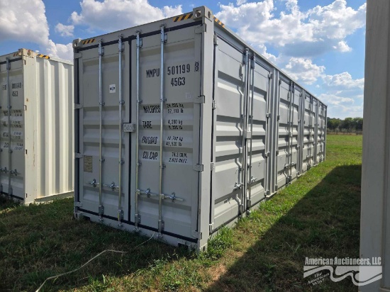 2026 40' Shipping Container W/4 Side Doors