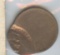 WHEAT CENT STRUCK OFF CENTER