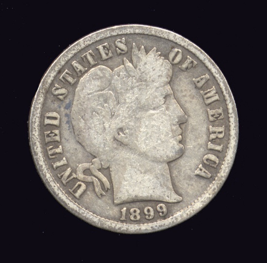 1899 ... Better Date ... Barber Dime