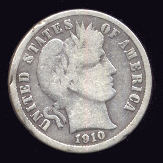 1910 ... Better Date ... Barber Dime