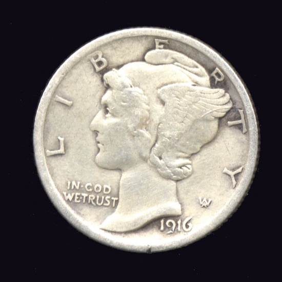 1916 ... 1st Year ... Mercury Dime