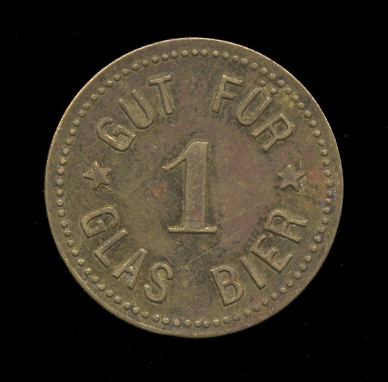 Germany ... Good for 1 Glas of Beer Token