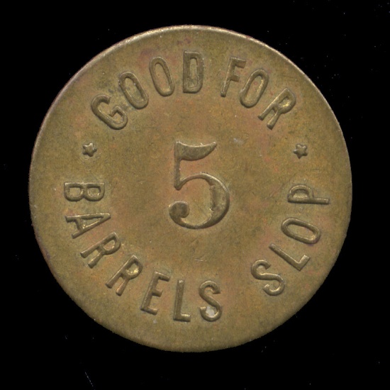 Cincinnati, OH ... Good for 5 Barrels of SLOP ... OLD Token